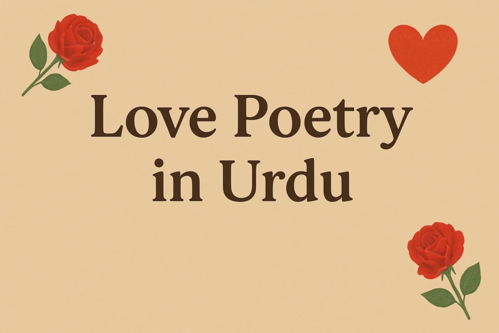 love poetry in urdu